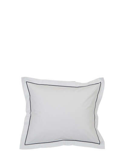 Lexington Home Hotel Percale White/Blue Pillowcase   White   50X70CM