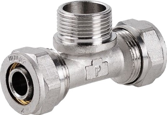 Perfexim T-Stykke Skrudd 708 16 Mm X Gz 1/2" X 16 Mm 61-008-1615-000