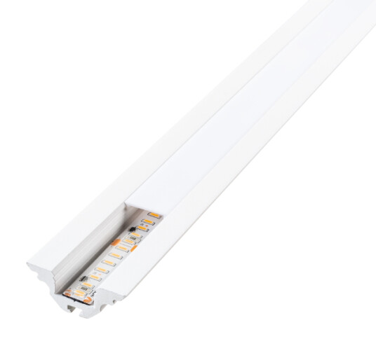 Sg Armaturen Stripline 1,8M Hvid Profil Hjørne