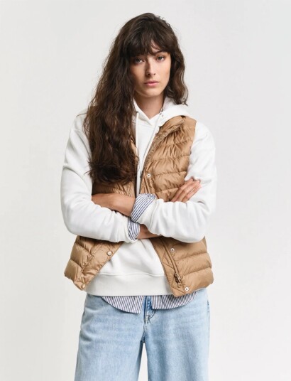 GANT Light Down Vest   Beige   XS