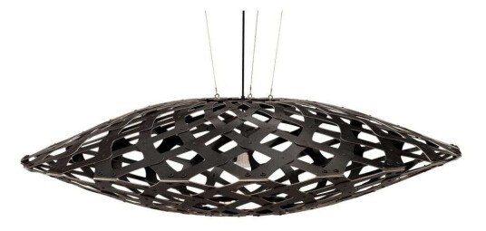 David Trubridge - Flax Pendel Ø150 Svart 2 Sider