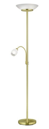 Trio Lighting Gerry gulvlampe messing