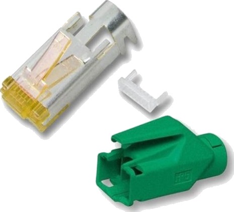 Efb Elektronik Rj45 Hirose Tm31 Rj 45 Cat.6A Cat6 Utp Stp Grønn Grün