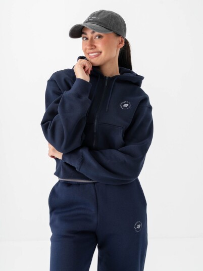 Röhnisch Base Sweat Full Zip Hoodie Blå XXL