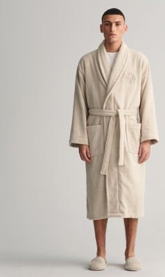 Gant Crest morgenkåpe, unisex PUTTY XS