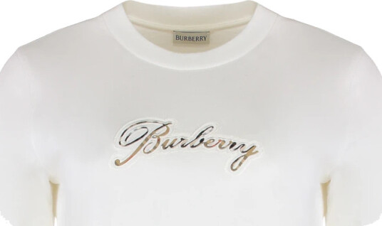 Burberry Dame Topper Hvit XS,