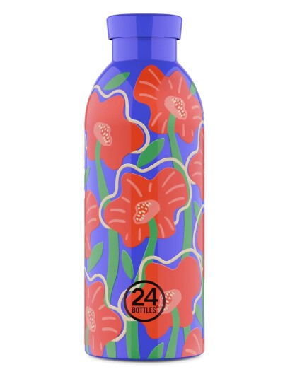24bottles Clima 500 Ml   Flora De Fuego   Blue   500 ML