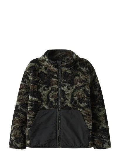 Name It Nkmmonico Sherpa Jacket Khaki green 170