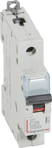 Legrand 10 stk DX³ MCB automatsikring C25 1P 1M 10/16kA
