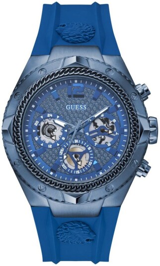 Guess Herreklokke GW0717G2 Blå/Gummi Ø46 mm Guess Herreklokke GW0717G2 Blå/Gummi Ø46 mm
