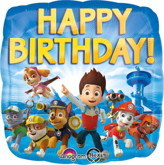 Riethmüller Folieballong Paw Patrol Happy Birthday 3018001