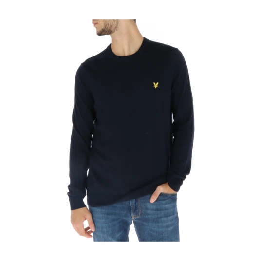 Lyle & Scott Herre Strikkevarer Blå M