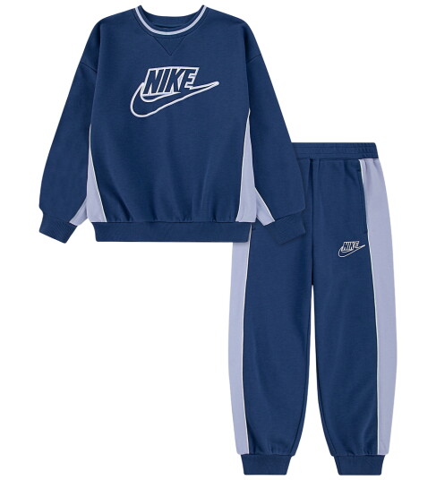 Nike Joggedress Crew Mystisk Navy 4 år 104 Joggedress Blå