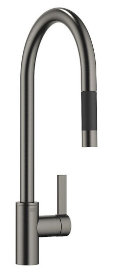 Dornbracht Tara Ultra Kjøkkenbatteri Med nedtrekkbar tut, Mørk Matt Pl. Dornbracht Tara Ultra Kjøkkenbatteri Med nedtrekkbar tut, Mørk Matt Pl.