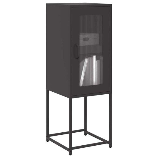 Skjenk Sort 36x39x107 cm Kaldvalset Stål 8721158372321