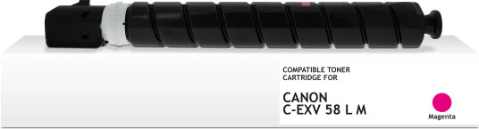 TB Toner C-EXV58L Magenta (26.000 sider) erstatter Canon 3768C002 TB Premium toner