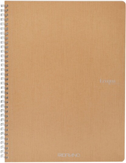 Notatbok EcoQua Original Spiral A4 Blank Brun