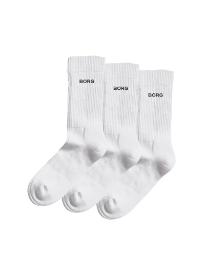 Björn Borg 3 pk Essential Crew Sock White 39 42