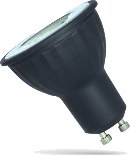 Spectrum GU10 6W LED spot Sort Dimbar : Ikke dimbar Farge på huset : Svart Kulør : Nøytral Spectrum GU10 6W LED spot Sort Dimbar : Ikke dimbar Farge på huset : Svart Kulør : Nøytral