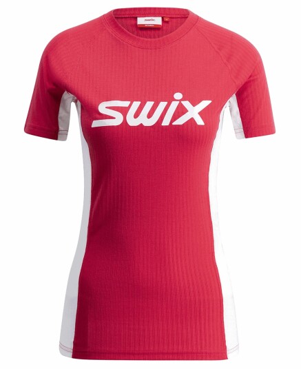 Swix RaceX Classic Short Sleeve W Cherry Berry/Bright White L