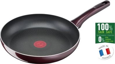 Tefal Resist Intense D52202 Rund All Bruk Panne Svart Rød Titan 175 °C Aluminium