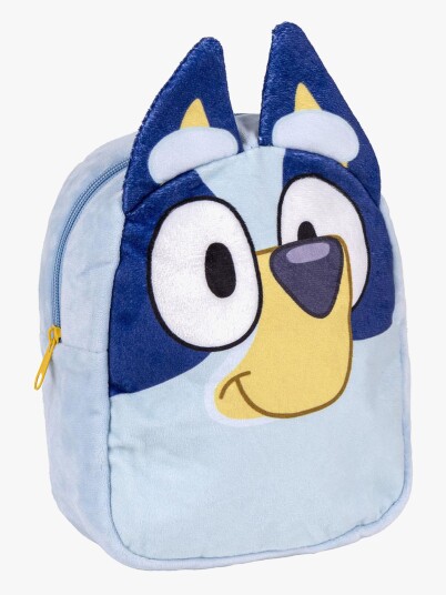 Bluey Plysj Ryggsekk Lyseblå
