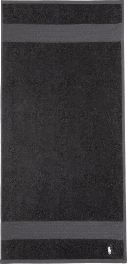 Ralph Lauren Home Polo Player Handtowel   Black   50X100CM