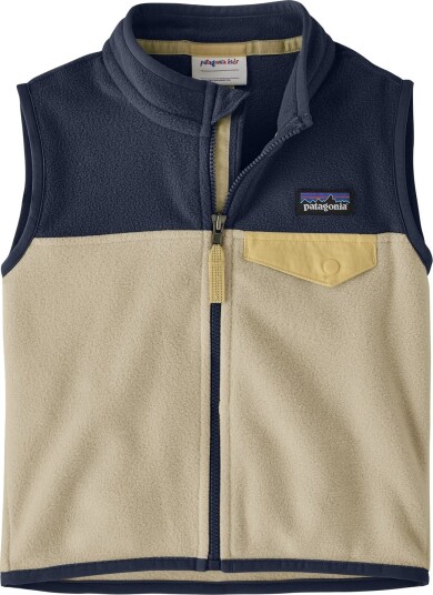 Patagonia Baby Micro D Snap-T Vest Beige 18M