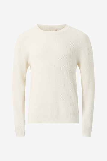 Calvin Klein Pullover LS Texture Cttn Crewnk 1 Beige Calvin Klein Pullover LS Texture Cttn Crewnk 1 Beige