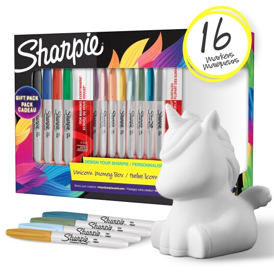 Sharpie Permanent Markers Unicorn Gift set 2164411