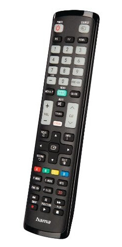 Hama 00221060, Tv, Ir Trådlös, Tryckknappar, Svart Hama 00221060, Tv, Ir Trådlös, Tryckknappar, Svart