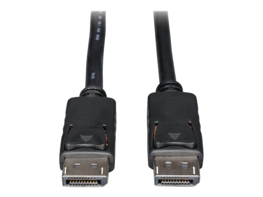 TRIPP LITE Eaton Tripp Lite Series DisplayPort Cable with Latching Connectors, 4K 60 Hz (M/M), Black, 3 ft. (0.91 m) - DisplayPort-kabel - 91 cm