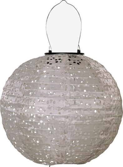 Star Trading   Solcelledekorasjon Festa 25cm   Beige