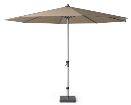 Platinum Riva parasoll Taupe/grå exkl. parasollfot 3,5 m Natur