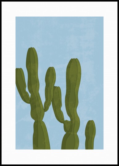 Towering Desert Cacti Plakat / 21x30