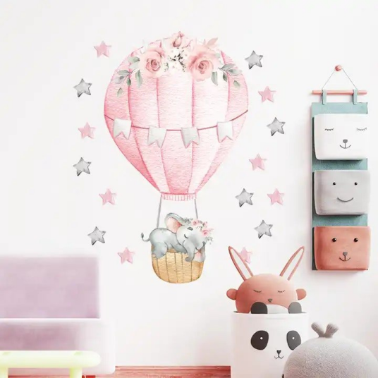 Elefant i luftballong Elefant i luftballong