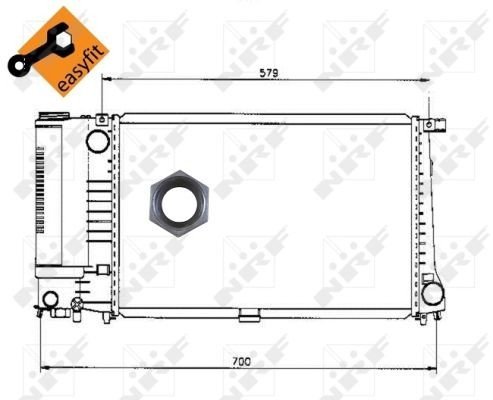 Radiator NRF 50568