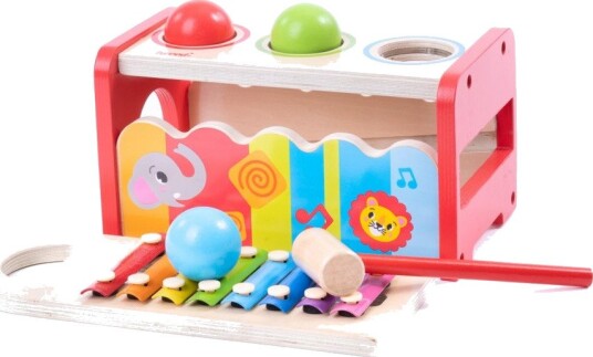 iWood Hammerbank i tre med cymbaler - 12+mnd iWood Hammerbank i tre med cymbaler - 12+mnd