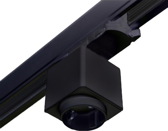 Easyform Adapter ETA4230-2 Med Grenuttak & Fasevelger Svart