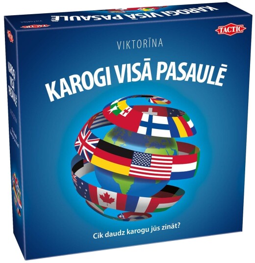 Northix Flagg rundt om i verden Brettspill på latvisk 60999T