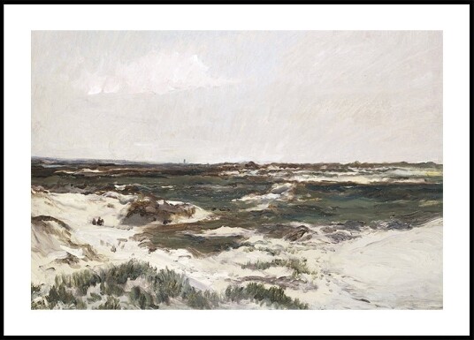 The Dunes at Camiers by Charles-François Daubigny Plakat Plakat / 70x100cm