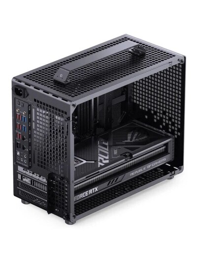 Jonsplus Z20 Mesh Minitower Kabinett Svart uten Strømforsyning Jonsplus Z20 Mesh Minitower Kabinett Svart uten Strømforsyning
