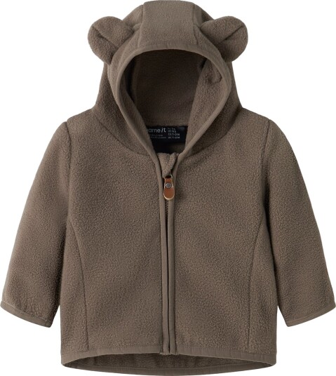 Name It Nbnmeeko Fleece Jacket Melange Noos Brown 56