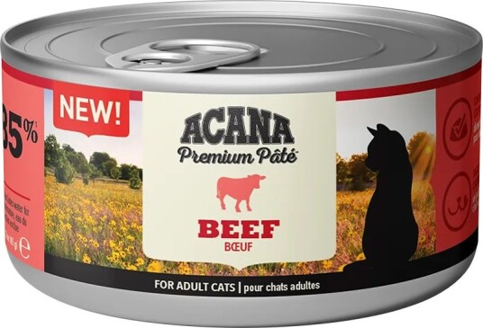 Acana Cat Wet Beef 85G 8 Pakning Acana Cat Wet Beef 85G 8 Pakning