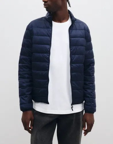Jack & Jones Jjeberg Light Down Collar Puffer No Dunjakker Blå