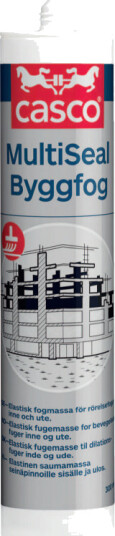 Casco Multiseal Fugemasse 600 ml, Hvit, Kjemisk teknisk