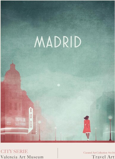 Plakat Madrid City Serie