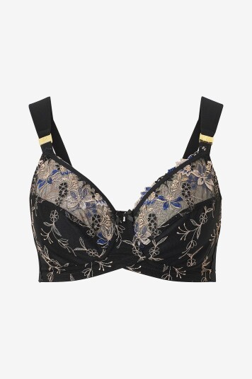 Miss Mary of Sweden Spile BH Embroidered DreamSvart