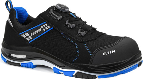 Elten Ian XXTP Pro BOA Blue Low Safety Shoes S3S SRC Black 1 Par SKI-721331-Svart 37