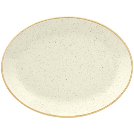 Vega Serveringsfat Sidina ovalt 31x23.5x3.1 cm Beige Oval 6 Stykk / Forpakning